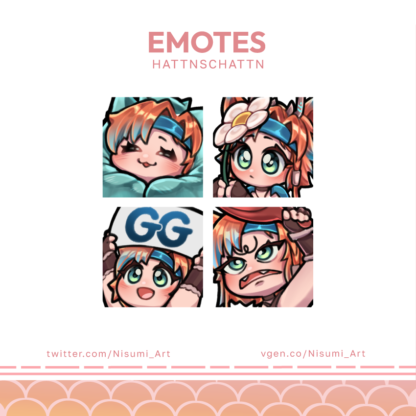 Hattnschattn's emotes - 2025